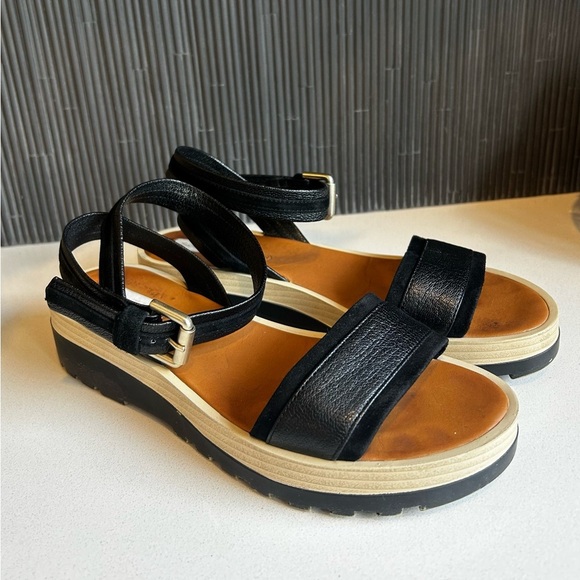 See By Chloe Robin Leather Wrap Around Sandals - Picture 2 of 11